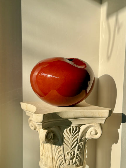 SAVORA – Seramik Dekoratif Vazo (Kiremit)