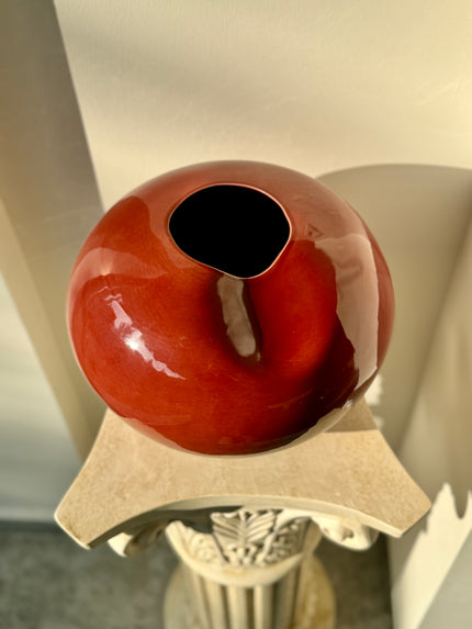 SAVORA – Seramik Dekoratif Vazo (Kiremit)