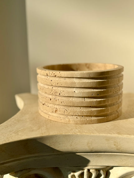 KORVIA – Traverten Dekoratif Vazo