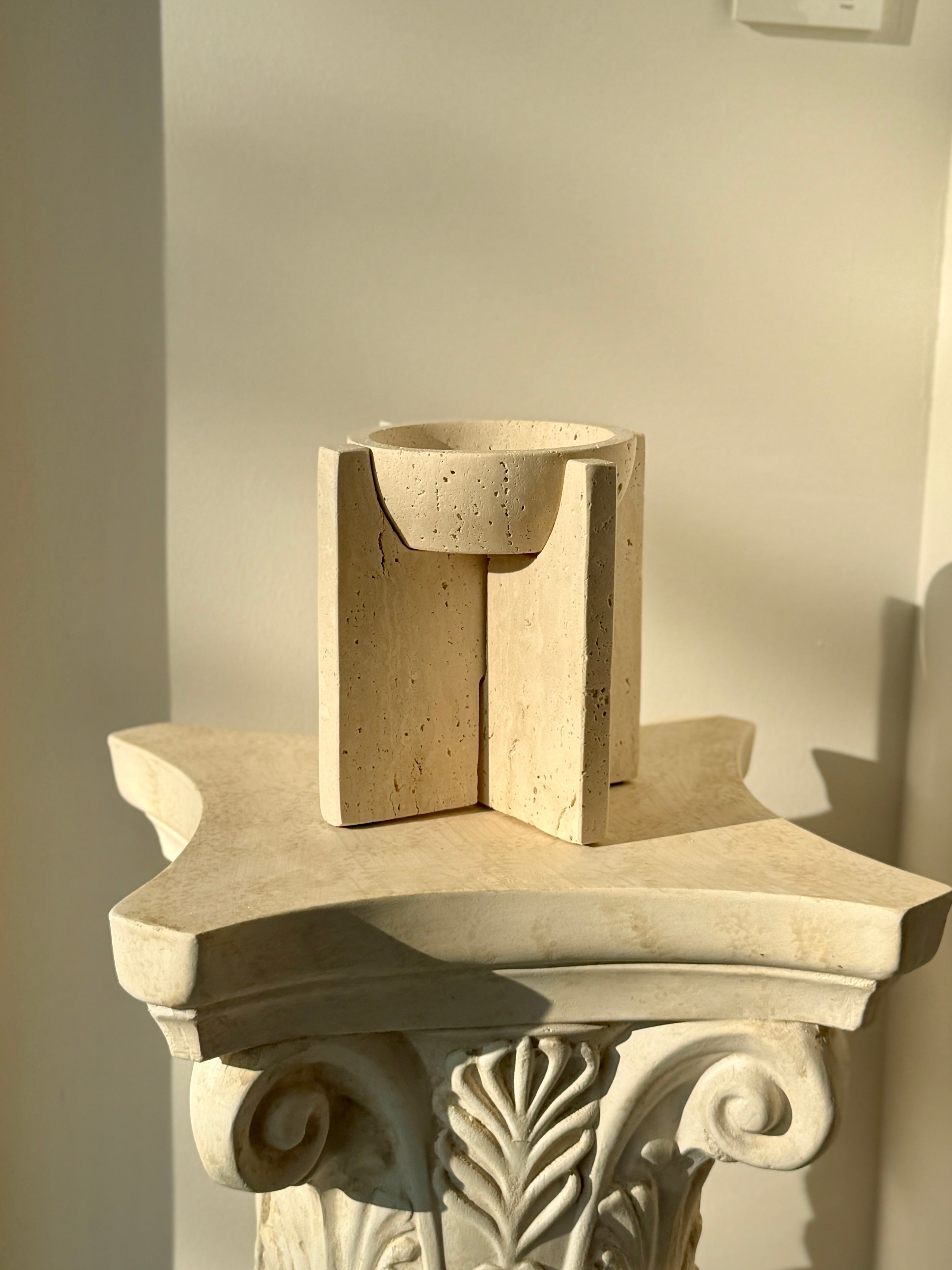 ARVIS – Traverten Dekoratif Vazo