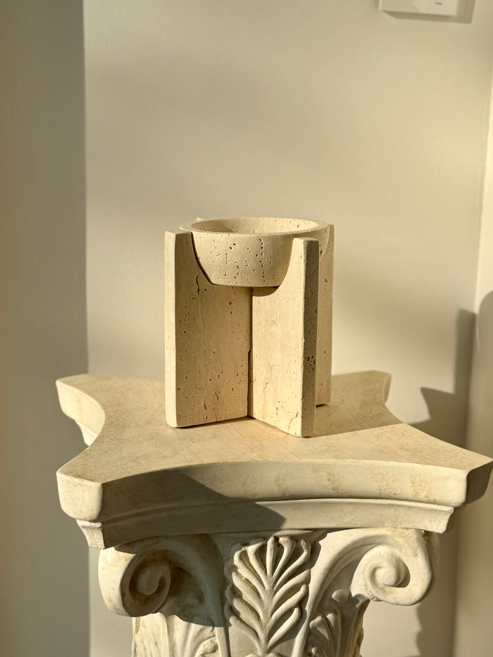 ARVIS – Traverten Dekoratif Vazo