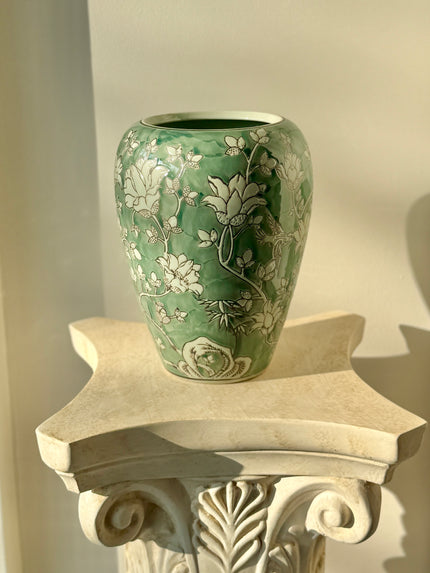 NAVINE – El Boyaması Seramik Dekoratif Vazo