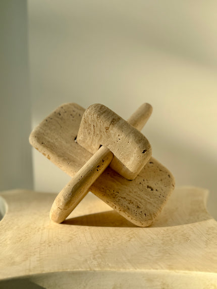 ELSTONE - Traverten Geometrik Obje