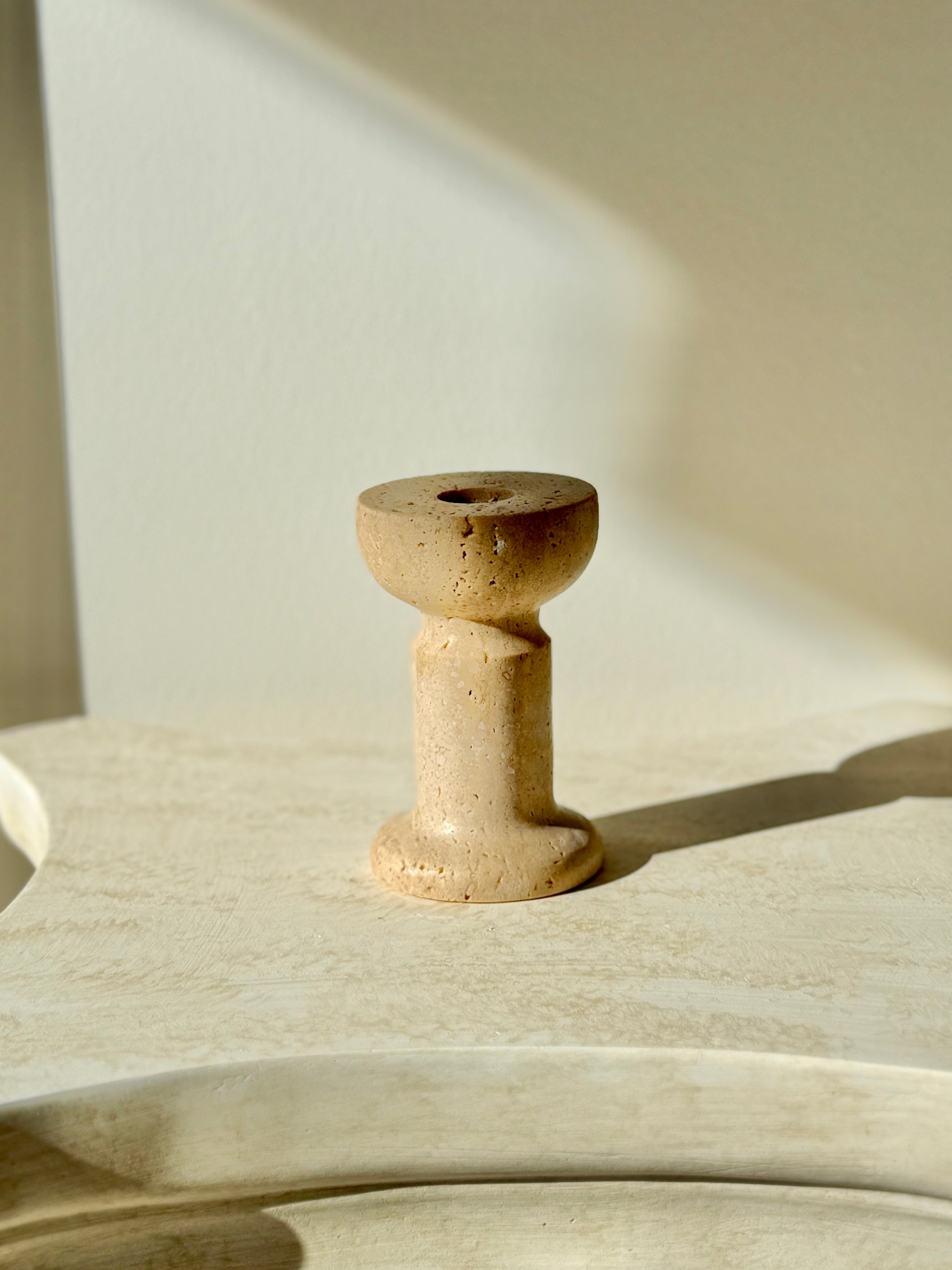 CALMA - Traverten Şamdan & Dekoratif Obje