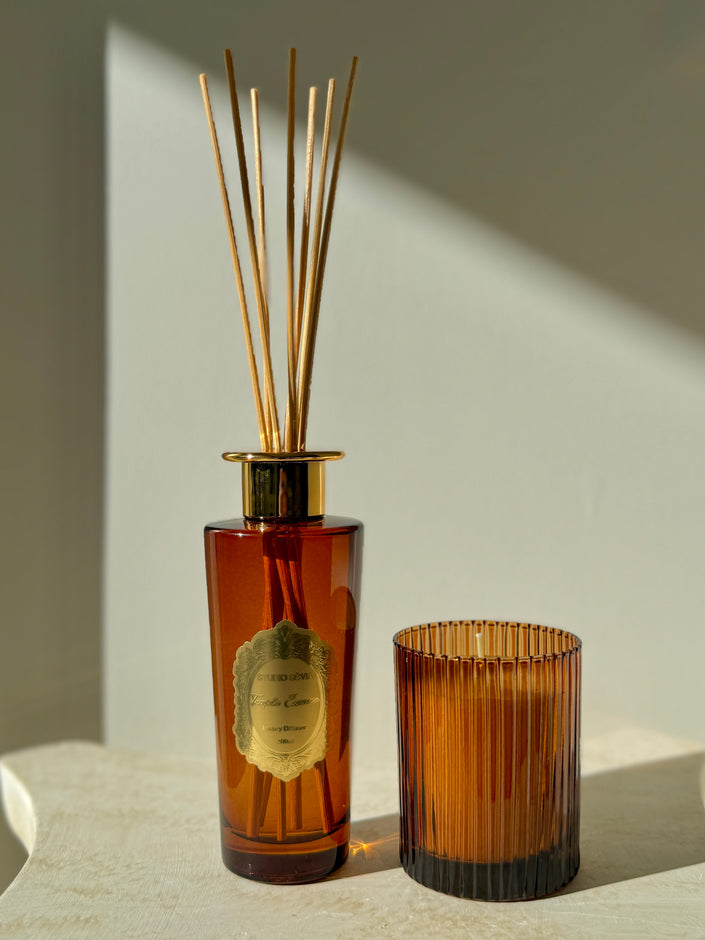 Temple Essence - Oda Kokusu Seti (Çubuklu Oda Kokusu & Mum)